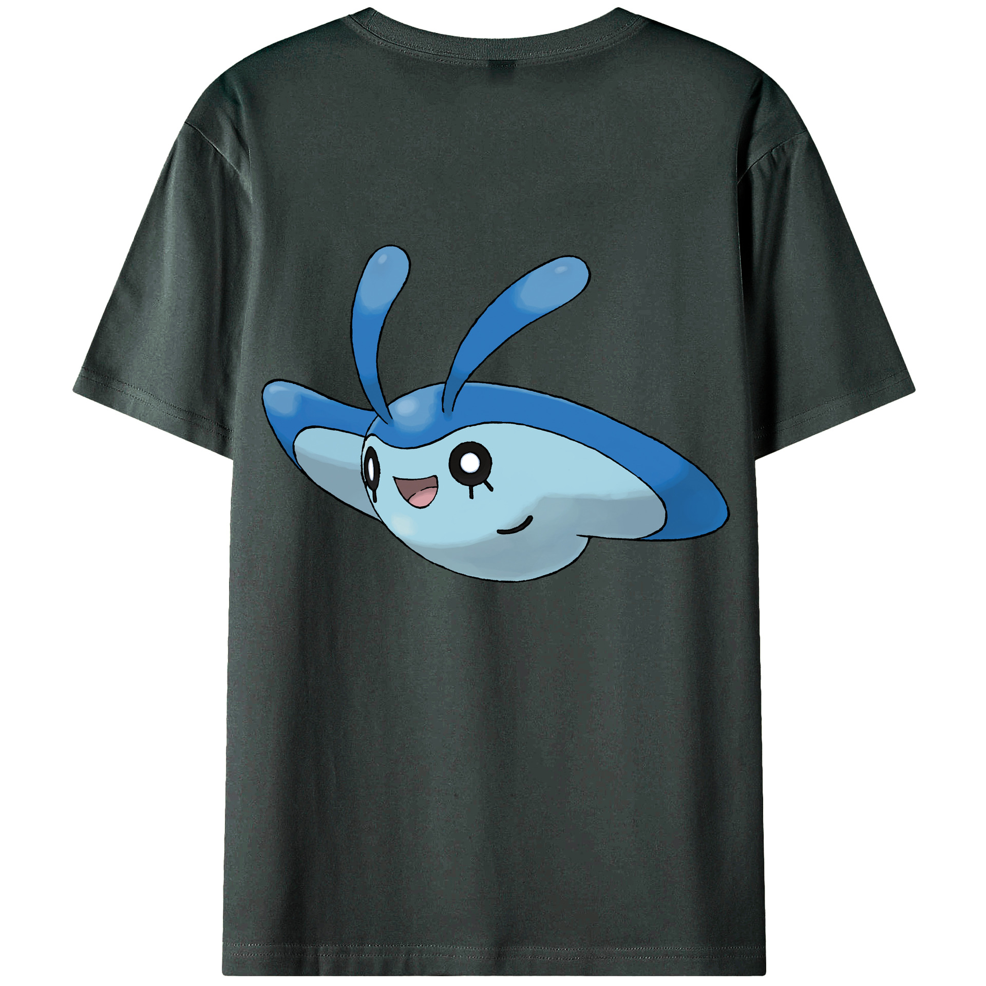 （画像用） ポケットモンスター Pokémon 綿100％ メンズ半袖Tシャツ（バックプリント） 通気性